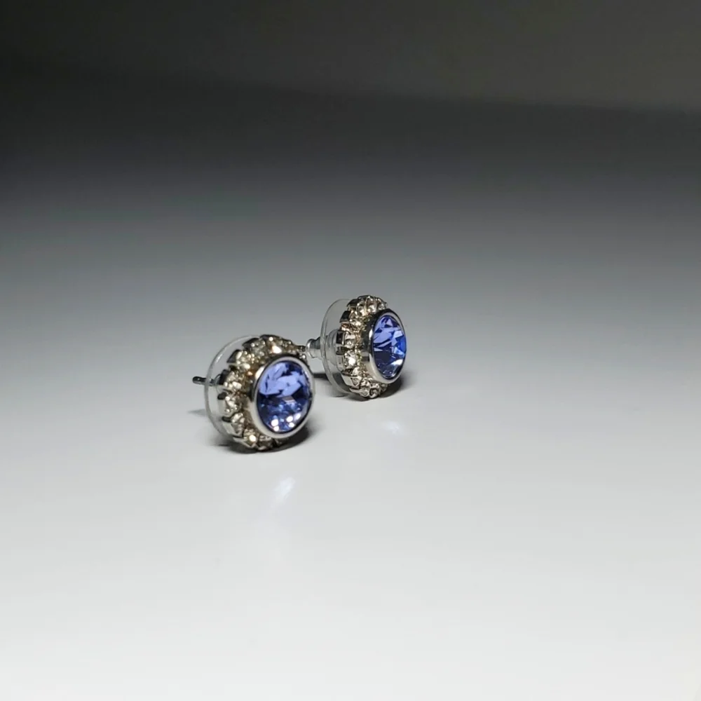 Ted Baker London Lilac Swarovski Crystal Daisy Stud Earrings